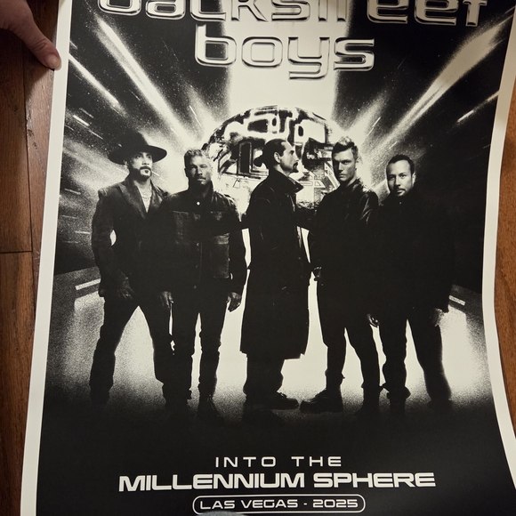 Backstreet Boys Sphere Concert Limited Edition Lithograph